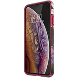 Speck Products Presidio Inked iPhone Xs Max Case, DigitalFloral/Cerise Red