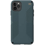 Speck Products Presidio2 Grip Case, Compatible with iPhone 11 PRO Max, Terrain Green/Black/Caramel Brown