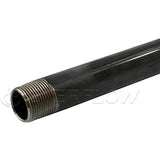 Supply Giant QDCM2030 30" Long Pre-Cut Black Steel Pipe with 2" Nominal Size Diameter