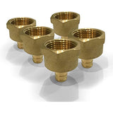 SUPPLY GIANT FQGB3410-5 PEX Barb x Female Pipe Thread Adapter Fitting, 3/4 x 1, Brass