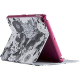 Speck Stylefolio Case Compatible with iPad Pro 9.7 Inch Vintage Bouquet Grey Nickel Grey Boysenberry Purple 77233-C175