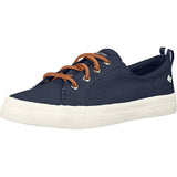Sperry Womens Crest Vibe Linen Sneaker, Navy, 10