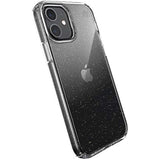 Speck Products Presidio Perfect-Clear + Glitter iPhone 12, iPhone 12 Pro Case, Clear with Gold Glitter/Clear