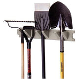 Suncast 2' Wall Mount Tool Organizer for Hanging Lawn and Garden Tools, 60 lb. Weight Capacity, Gray