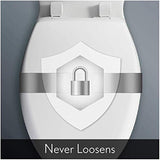 Bemis Mayfair 147slow-000 Slow Close Elongated Toilet Seat, Molded Wood, White