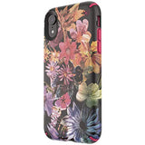 Speck Products Presidio Inked iPhone XR Case, DigitalFloral/Cerise Red