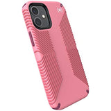 Speck Products Presidio2 Grip iPhone 12 Mini Case, Vintage Rose/Royal Pink/Lush Burgundy/White