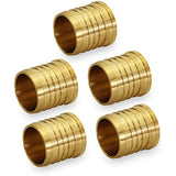 Supply Giant FQQM0038-5 PEX Barb Plug End Cap Pipe Fitting, 3/8", Brass