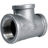 Supply Giant HNSU3636 1-1/4 X 1 X 1" Galvanized Malleable Reducing Tee With Female Threaded Fitting