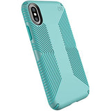 Speck Products Presidio Grip Case for iPhone XS/iPhone X, Surf Teal/Mykonos Blue