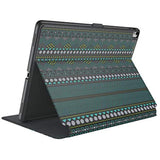 Speck Products Stylefolio Print iPad 9.7-Inch Case and Stand, (2017/2018), 9.7-Inch iPad Pro, iPad Air 2/Air, Geostripe Citron Green/Slate