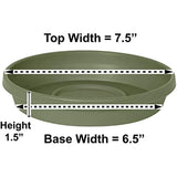 Bloem Terratray 1.5 in. H Resin Traditional Thyme Green Tray