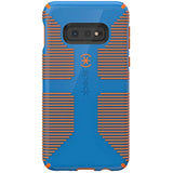 Speck Products CandyShell Grip Samsung Galaxy S10e Case, Skydive Blue/Pumpkin Orange