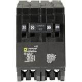 Square D - HOMT2020230CP Square D Homeline, Double Pole Combination Tandem Circuit Breaker, Black
