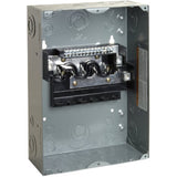 Square D - HOM612L100SCP Homeline Load Center with Cover, 100-Amp Fixed Main Lugs, 1-Phase, 6-Space, 12-Circuit, Indoor
