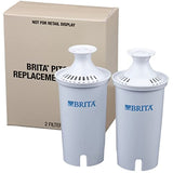 Brita Standard Water Filter, Standard Replacement Filters for Pitchers and Dispensers, BPA Free, 2 Count