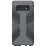 Speck Products Presidio Grip Samsung S10+ Case, Graphite Grey/Charcoal Grey