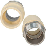 Supply Giant TTDQN336 Male x CPVC Adapter Transition Pipe Fitting; Durable Over Molded One-Piece Design; 1-1/4 in.; Lead Free Stainless Steel