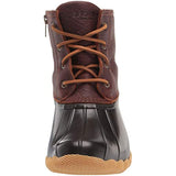 Sperry Womens Saltwater Boots, Tan/Dark Brown, 9.5