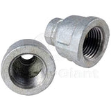 Supply Giant HNSD0564 3/4 X 3/8 Galvanized Malleable Iron Reducing Coupling, 3/4 in. x 3/8 in, Chrome