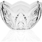 Square Crystal Bowl, Decorative 6 Inch Elegant Dish Great For Serving Dessert, Salad, Snack, And Fruit Ideal For Home, Office, Party, Wedding D�cor, Small Candy Dish.