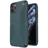 Speck Products Presidio2 Grip Case, Compatible with iPhone 11 PRO Max, Terrain Green/Black/Caramel Brown