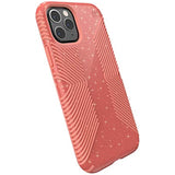 Speck Products Presidio Grip + Glitter iPhone 11 Pro Case, Lilypink Glitter/Papaya Pink