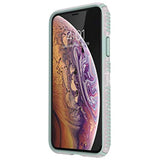 Speck Products Presidio Grip + Glitter iPhone Xs/iPhone X Case, Whitestone Grey Glitter/Blue (131550-8537)