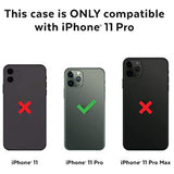 Speck Products Presidio Inked iPhone 11 Pro Case, HyperBloom Matte/Lipstick Pink