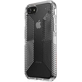 Speck Products Presidio Perfect-Clear with Grip Case, Compatible with iPhone SE (2022)| iPhone SE (2020)| iPhone 8| iPhone 7, Clear/Clear (136216-5085)