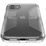 Speck Products Presidio Perfect-Clear with Grip iPhone 11 Case, Clear/Clear (136495-5085)