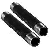 SUPPLY GIANT OQCM3412-2 NPBL3412-2 Steel Nipple Pipe, 3/4" x 12", Black