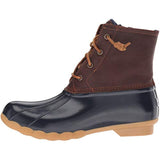 Sperry Womens Saltwater Boots, Tan/Navy, 8 Wide