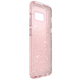 Speck Products Presidio Clear+ Glitter Cell Phone Case for Samsung Galaxy S8 - Rose Pink With Gold Glitter