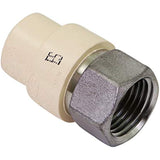 Supply Giant TTDQG300 Female x CPVC Adapter Transition Pipe Fitting; Durable Over Molded One-Piece Design; 1 in.; Lead Free Stainless Steel