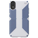 Speck Products Presidio Grip iPhone Xs Max Case, Microchip Grey/Ballpoint Blue (117106-7569)