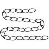 Stanley N274-993 National Hardware Extension Chain, 12 Lb, 36 In L, Steel, Black