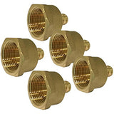 SUPPLY GIANT FQGB3410-5 PEX Barb x Female Pipe Thread Adapter Fitting, 3/4 x 1, Brass