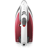 Black+Decker Vitessa Advanced Steam Stainless Soleplate Cranberry Iron, Red