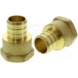 SUPPLY GIANT FQGB3410-5 PEX Barb x Female Pipe Thread Adapter Fitting, 3/4 x 1, Brass