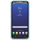 Speck Products Presidio Grip Cell Phone Case for Samsung Galaxy S8 - Dolphin Grey/Aloe Green