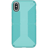 Speck Products Presidio Grip Case for iPhone XS/iPhone X, Surf Teal/Mykonos Blue