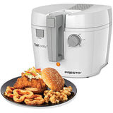 Presto 05443 CoolDaddy Cool-touch Deep Fryer - White