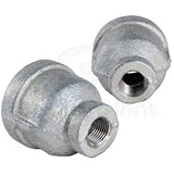 Supply Giant HNSD0564 3/4 X 3/8 Galvanized Malleable Iron Reducing Coupling, 3/4 in. x 3/8 in, Chrome