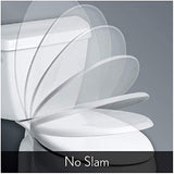 Bemis Mayfair 147slow-000 Slow Close Elongated Toilet Seat, Molded Wood, White