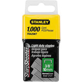 Stanley Tra206T 3/8 Inch Light Duty Staples, Pack of 1000(Pack of 1000)