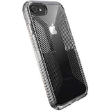 Speck Products Presidio Perfect-Clear with Grip Case, Compatible with iPhone SE (2022)| iPhone SE (2020)| iPhone 8| iPhone 7, Clear/Clear (136216-5085)