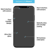 BodyGuardz Pure 2 Clear ScreenGuardz Screen Protector for Apple iPhone X