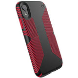 Speck Products Presidio Grip iPhone Xs/iPhone X Case, Black/Dark Poppy Red