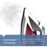 Black+Decker Vitessa Advanced Steam Stainless Soleplate Cranberry Iron, Red